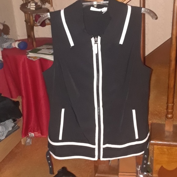 Sale!Zenergy black white vest - Picture 4 of 6